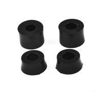 Marchfunny Copas pivotantes para monopatín, 4 piezas de repuesto de poliuretano (negro 100 A)