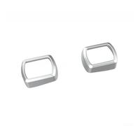 Marchfunny Cubierta de botón de control central de consola compatible con Toyota RAV4 2026 2027 ABS Diseño de dos piezas (plata)