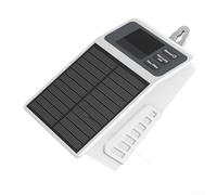 Marchfunny Dispositivo de riego de plantas accionado solar programable con batería de 2200 mAh, 30 días de tiempo de ejecución, soporta 10-15 macetas uso interior al aire libre