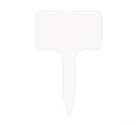Marchfunny Etiquetas acrílicas transparentes para plantas, 100 unidades, impermeables, en forma de T, etiquetas de fácil escritura para frutas, verduras, flores, hierbas (A-100 unidades)