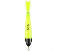 Marchfunny Flotador de pesca de roca que brilla en la oscuridad con cuerpo grande y diseño de cola de cohete para una mejor resistencia al viento y resultados de lanzamiento consistentes (13 cm, 10 g