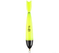 Marchfunny Flotador de pesca de roca que brilla en la oscuridad con cuerpo grande y diseño de cola de cohete para una mejor resistencia al viento y resultados de lanzamiento consistentes (14,5 cm, 15