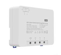 Marchfunny Interruptor inteligente POW R3 de 25A WiFi con protección de circuito integrado y uso de energía para EWeLink y para plataformas de Alexa