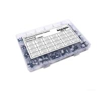 Marchfunny Kit de condensador electrolítico de aluminio, 400 piezas para formato SMD, 24 valores estándar, 1uF, 2.2uF, 4.7uF, 10uF, 22uF, 47uF, 100uF, 220uF, 470uF, 1000uF, 6.3V a 50V