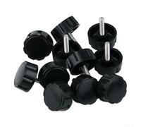 Marchfunny Kit de cubierta de mango de carrete con juntas y accesorios de seguridad para conjuntos de brazo basculante en modelos 1000 a 7000 (negro)