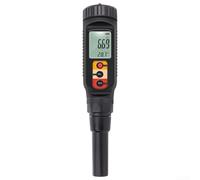 Marchfunny Medidor de pH digital Instrumento de medición de alimentos Medidor de alcalinidad de masa Probador de valor de pH del suelo Termómetro de acuario Monitor de pH