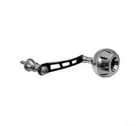 Marchfunny Para FUEGO PARA STRADIC Spinnings Reel Metal Single Arm Power Handle Pomo redondo (35 mm gris)