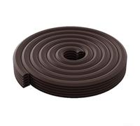 Marchfunny Sellador de juntas de puerta de silicona, 6 m, autoadhesivo, insonorizante, resistente a la intemperie, para sellado de huecos en dormitorio, cocina (marrón)