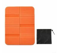 Marchfunny Tapete de camping ligero de 30 g, plegable, tamaño de bolsillo (naranja)