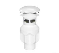 Marchfunny Tapón de drenaje para lavabo diseñado a partir de porcelana de alta temperatura con geometría de agujero de drenaje que soporta el paso continuo del agua (dorado)
