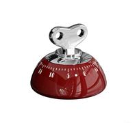 Marchfunny Temporizador mecánico para cocinar recordatorio de huevos y tareas de gestión del tiempo sin componentes electrónicos o baterías (rojo)
