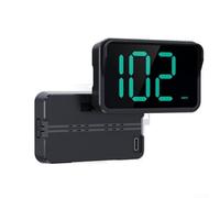 Marchfunny Velocímetro digital con pantalla GPS para coche, KMH MPH, con parasol, para todos los vehículos, camiones, autobuses (B)