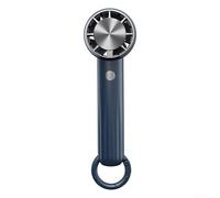 Marchfunny Ventilador personal compacto con tecnología de refrigeración dual, funcionamiento silencioso, ventilador de escritorio portátil con gancho de escalada para oficina, hogar, viajes (azul