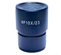 Marchfunny WF10X2022 WF20X1012 Microscopio estéreo ocular 30mm interfaz con lente de vidrio óptico y carcasa de metal de revestimiento FMC para laboratorio (WF10X/23)