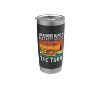 Marching Bands mejor guardado Secret the Tuba Vaso térmico de acero inoxidable de doble pared