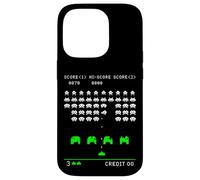 Marcianitos diseño Retro Pixel Art Gamer Geek Estilo Arcade Carcasa para iPhone 14 Pro