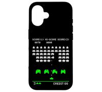 Marcianitos diseño Retro Pixel Art Gamer Geek Estilo Arcade Carcasa para iPhone 16