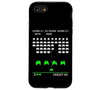 Marcianitos diseño Retro Pixel Art Gamer Geek Estilo Arcade Carcasa para iPhone SE (2020) / 7/8