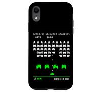 Marcianitos diseño Retro Pixel Art Gamer Geek Estilo Arcade Carcasa para iPhone XR