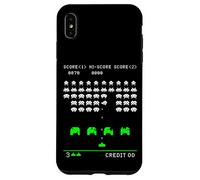 Marcianitos diseño Retro Pixel Art Gamer Geek Estilo Arcade Carcasa para iPhone XS MAX