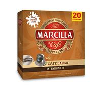 Marcilla Café Cápsulas Café Largo - 20 Cápsulas Compatibles Nespresso