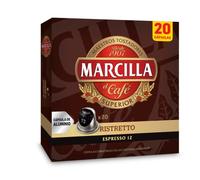 Marcilla Café Cápsulas Ristretto - 20 Cápsulas Compatibles Nespresso