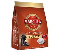 Marcilla Café Fuerte para máquina Senseo - 5 paquetes de 28 monodosis (Total 140 monodosis)