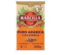 Marcilla Café Molido Colombia | 200 g | Intensidad 8 | Para Cafetera Italiana, de Filtro o Pistón
