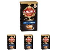 Marcilla Café Molido Crème Express Descafeinado Mezcla 200 g (Paquete de 4)