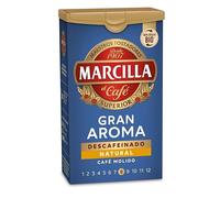 Marcilla Café Molido Descafeinado Natural | 200 g | Intensidad 8 | Para Cafetera Italiana, de Filtro o Pistón