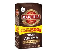 Marcilla Café Molido Extra Fuerte | 500 g | Intensidad 12 | Para Cafetera Italiana, de Filtro o Pistón