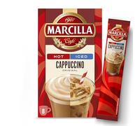 Marcilla Café Soluble Mix Cappuccino Original | Hot & Iced | 8 sobres de 17,8 g | 142 g |