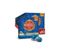 Marcilla Cápsulas de Café Descafeinado | Intensidad 6 | 200 Cápsulas Compatibles Nespresso (R)* - Amazon Exclusive