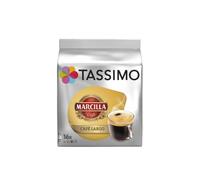 Tassimo Cápsulas de Café Marcilla Largo| 80 Cápsulas Compatibles con Cafetera Tassimo - 5PACK - Amazon Exclusive