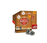 Marcilla Cápsulas de Café Largo | Intensidad 10 | 200 Cápsulas Compatibles Nespresso (R)