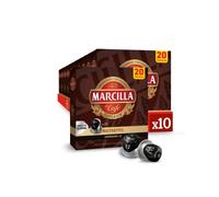 Marcilla Cápsulas de Café Ristretto | Intensidad 12 | 200 Cápsulas Compatibles Nespresso