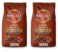 Marcilla Gran Aroma Café en Grano Mezcla | 500g (Paquete de 2)
