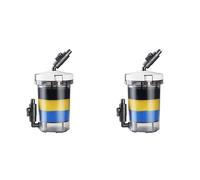 Marclix 2 filtros de acuario ultra silenciosos para acuario externo LW-603, equipo frontal para tanque de césped, barril externo silencioso