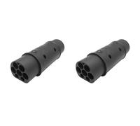 Marclix 2X 32A Tipo 2 a GBT EV Adaptador de Carga para Vehículo Eléctrico 7.2A IEC 62196 a GB/T EV Plug Socket Adaptador de Carga
