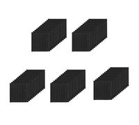 Marclix 60 piezas de paneles acústicos negros de espuma insonorizante azulejos acústicos estudio espuma sonido cuñas 2,5 x 30 x 30 cm