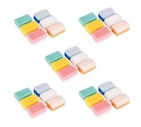 Marclix Baby (30 piezas) Arandela de espuma suave con tapa de cuna cepillo para cuerpo, cabello y cabelludo, cepillo sensorial suave para