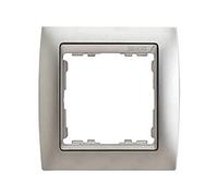 Simon - 82914-33 marco 1 elemento s82 metal noble aluminio mat Ref. 6558239158