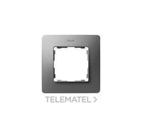 Marco 1 elemento aluminio base blanca Simon 82 Detail - 8200610-093