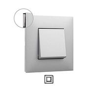 Marco 1 elemento Legrand 741031 serie Valena Next color Aluminio Fume