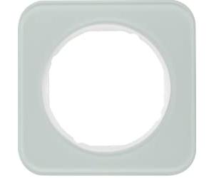 Marco 1 elementoBerker By Hager 10112109 serieR1 Cristal Blanco