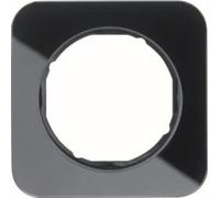 Marco 1 elementoBerker By Hager 10112116 serieR1 Cristal Negro