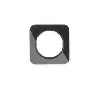 Hager r.1 - Marco r1 1 elemento negro brillo