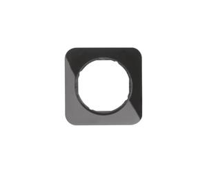 Marco 1 elementoBerker By Hager 10112145 serieR1 Negro Brillo