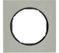Marco 1 elementoBerker By Hager 10112204serieR3 Acero Negro