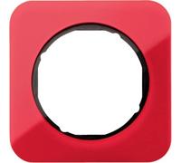 Marco 1 elementoBerker By Hager 10112344serieR1 Rojo/Negro